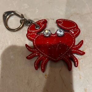Coach Red Crab Key Holder